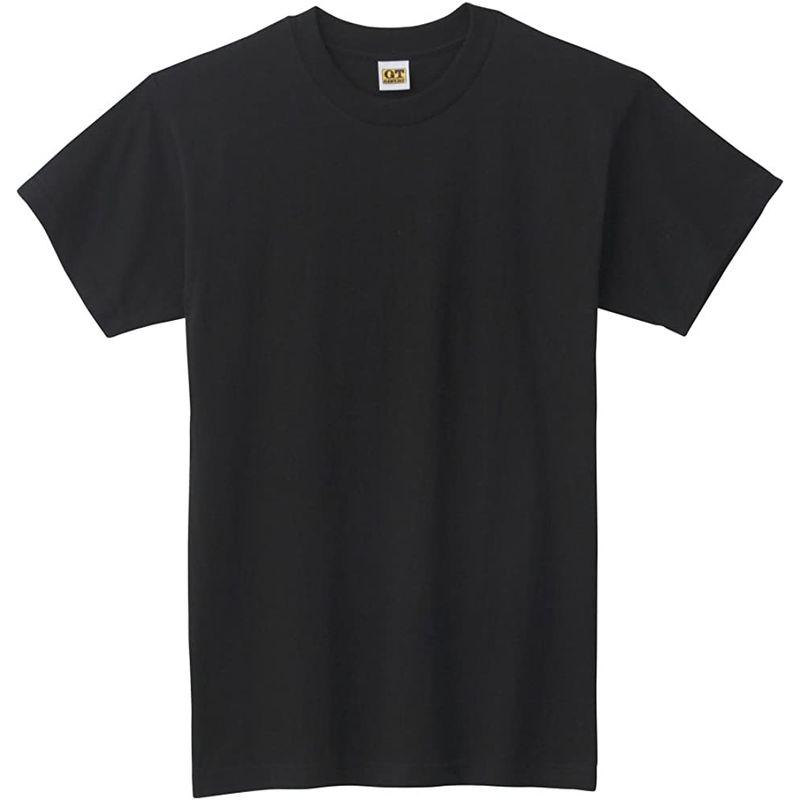 出群グンゼ インナーシャツ 綿100% Tシャツ 2枚組 メンズ 日本LL HK10132 ブラック (日本サイズ2L相 制服、作業服 