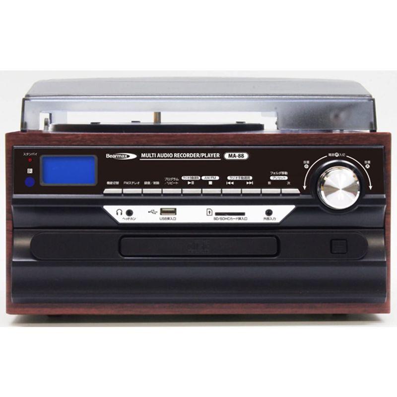 グローリッジ GLORIDGE AM FM カセットレコーダー カセレコ GR-104-