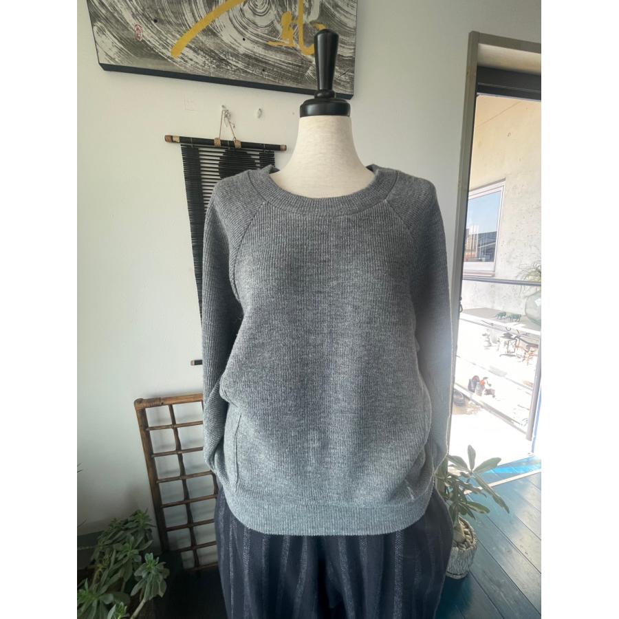 セモア　中古　レディース　トップス　ニット　長袖　グレー　美品 | 