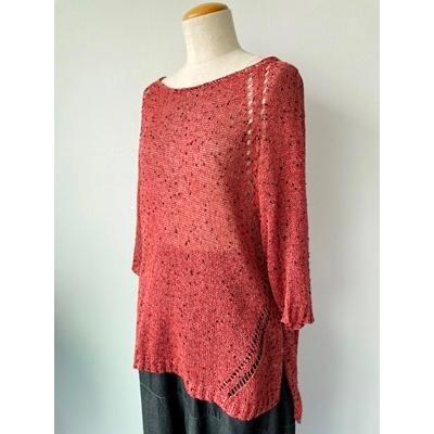 センソユニコ　アウトレット　イオコムイオ　iocommeio　レディース　トップス　ニット　カギ編み　重ね着　新古品　未使用品　美品 | Sensounico | 02