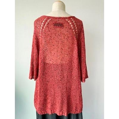 センソユニコ　アウトレット　イオコムイオ　iocommeio　レディース　トップス　ニット　カギ編み　重ね着　新古品　未使用品　美品 | Sensounico | 04