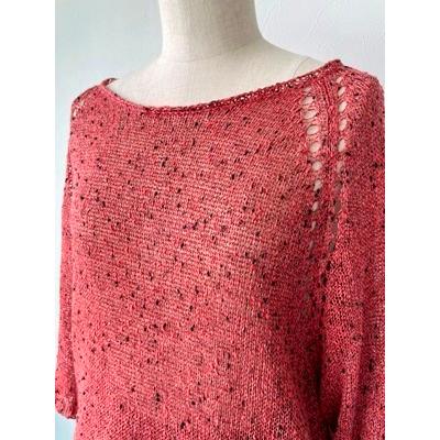 センソユニコ　アウトレット　イオコムイオ　iocommeio　レディース　トップス　ニット　カギ編み　重ね着　新古品　未使用品　美品 | Sensounico | 05