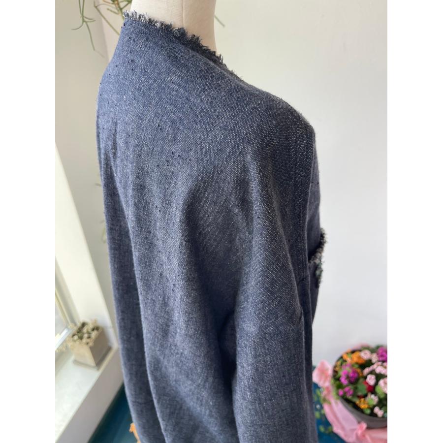 新品ミゼールブラウス ミゼール／よく伸びる◎快適ストレッチ総柄