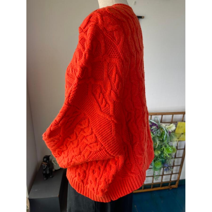 セモア　中古　レディース　トップス　ニット　カーディガン　オレンジ　長袖　美品　 |  | 11