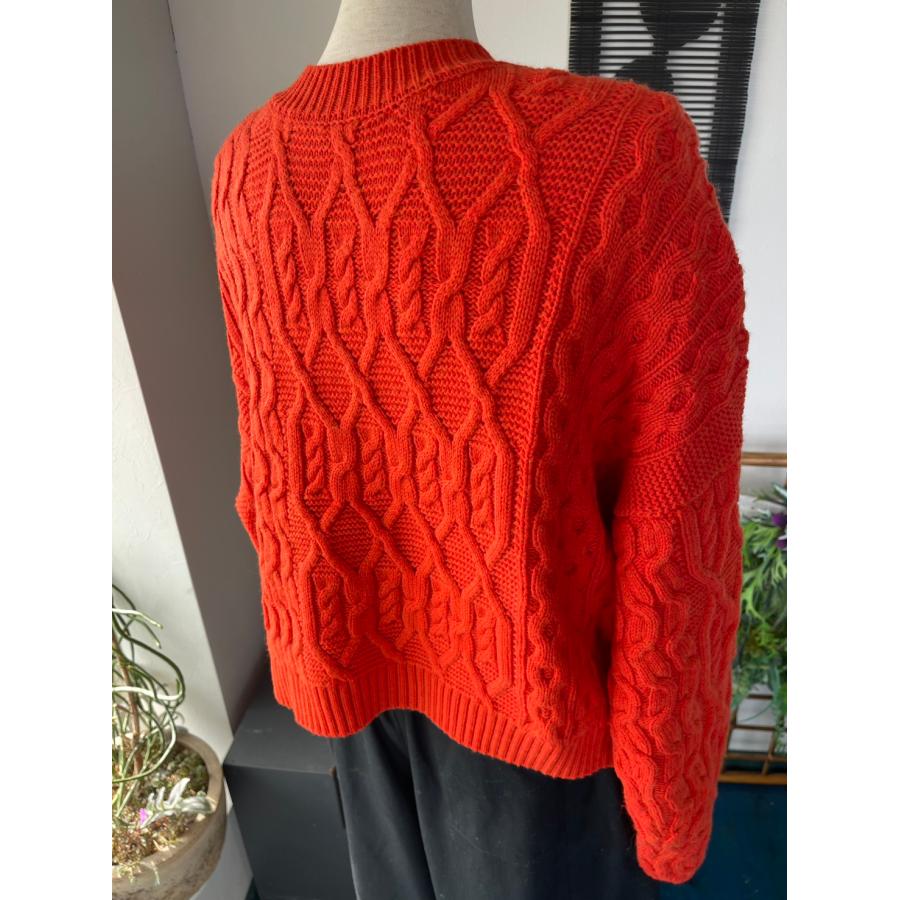 セモア　中古　レディース　トップス　ニット　カーディガン　オレンジ　長袖　美品　 |  | 13