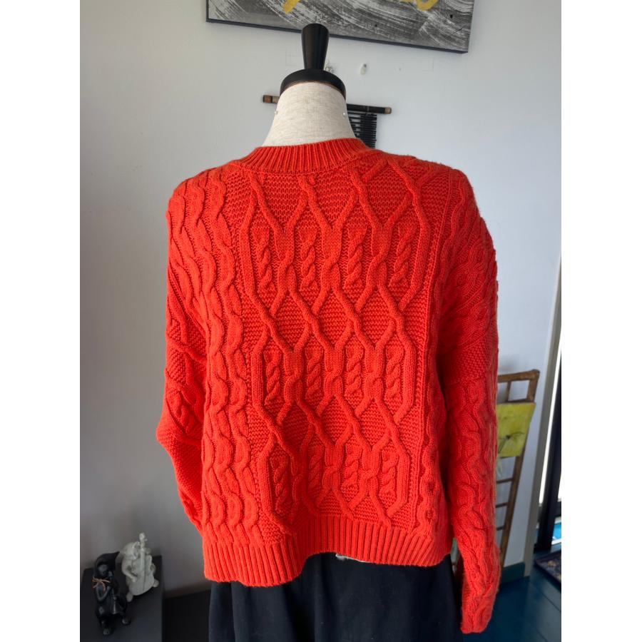 セモア　中古　レディース　トップス　ニット　カーディガン　オレンジ　長袖　美品　 |  | 05