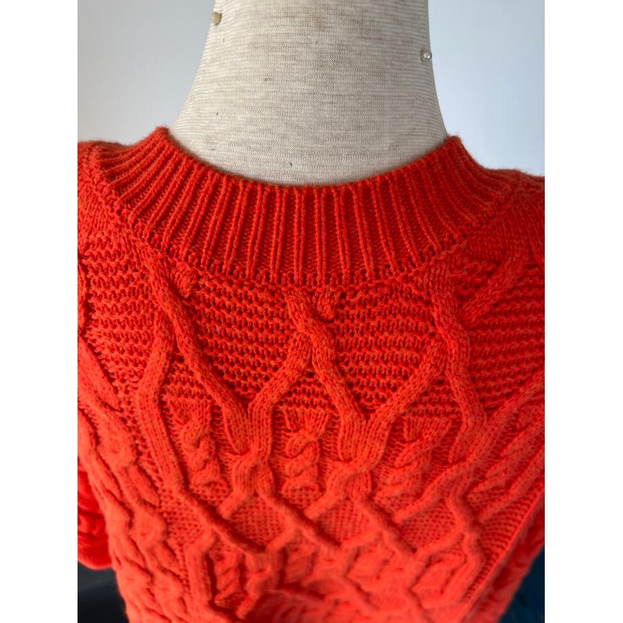 セモア　中古　レディース　トップス　ニット　カーディガン　オレンジ　長袖　美品　 |  | 06