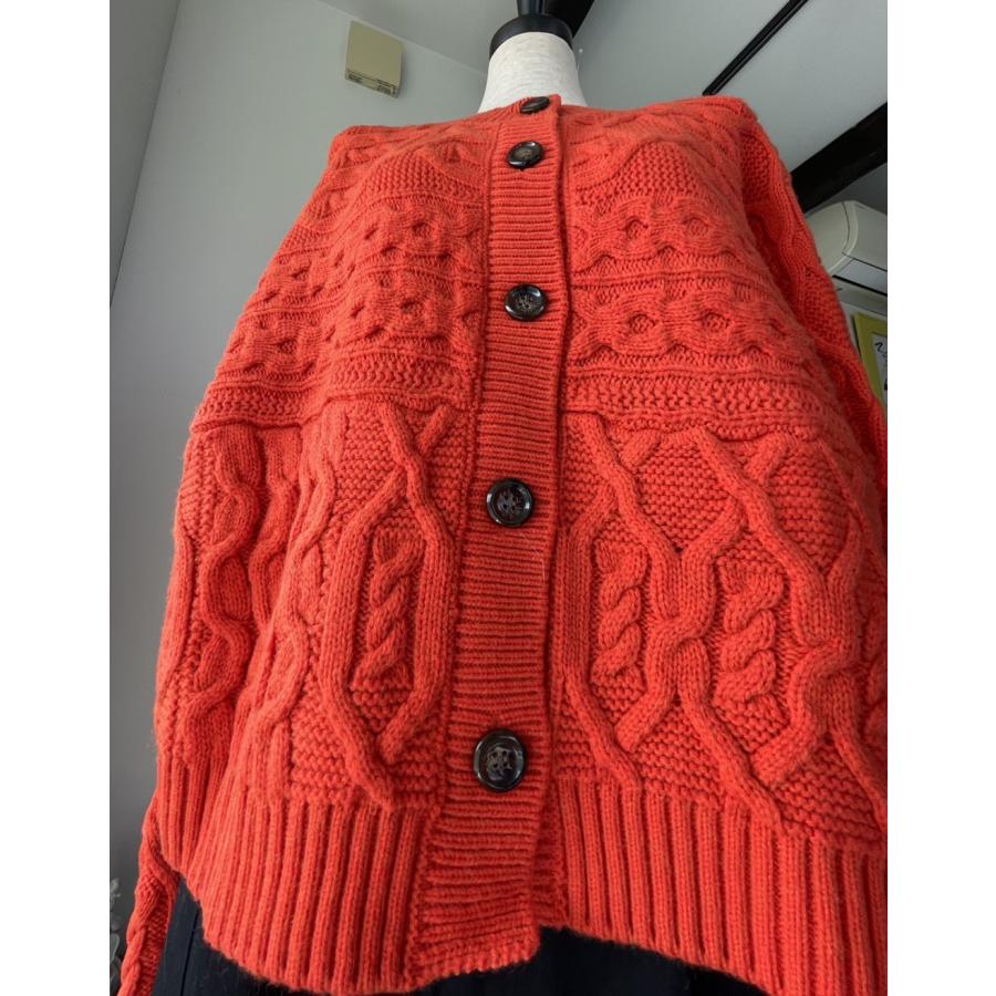 セモア　中古　レディース　トップス　ニット　カーディガン　オレンジ　長袖　美品　 |  | 02