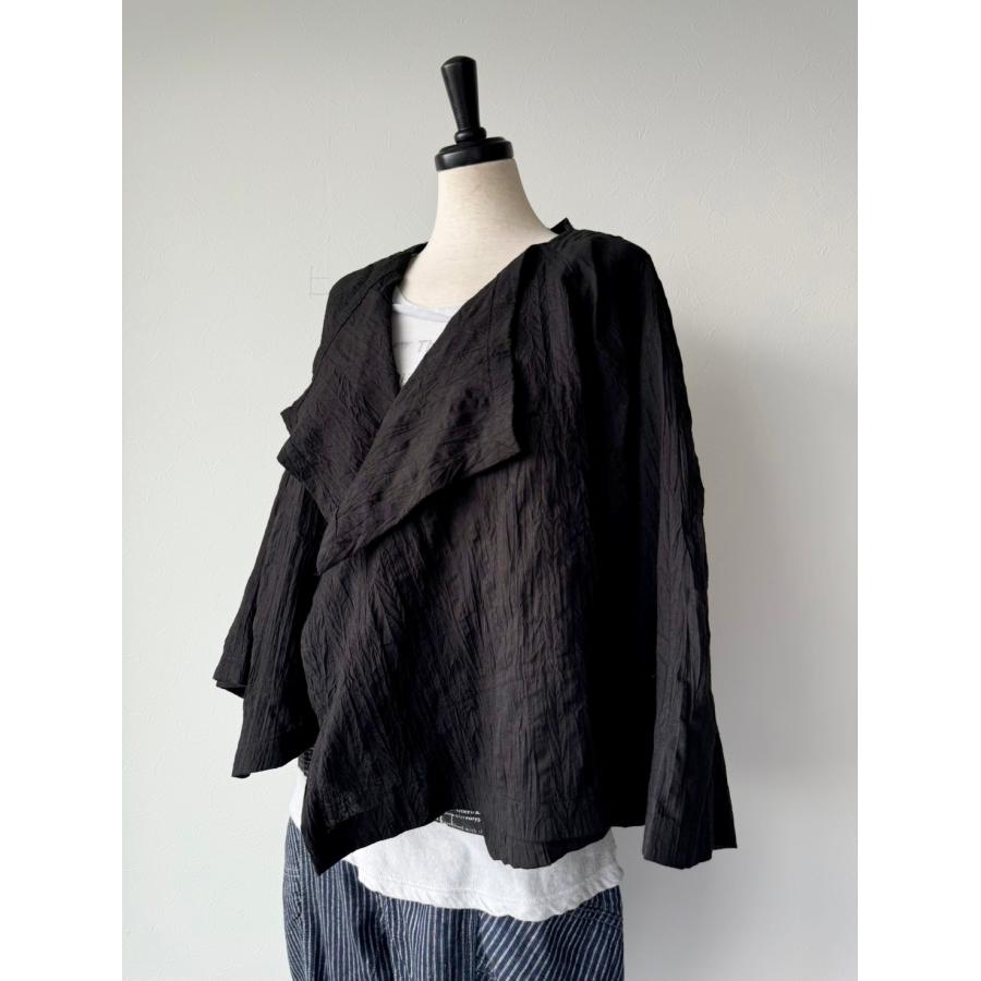 センソユニコ　萌　中古　センソ　レディース　トップス　アウター　ジャケット　羽織り　しわ加工　七分袖　美品 | Sensounico | 01