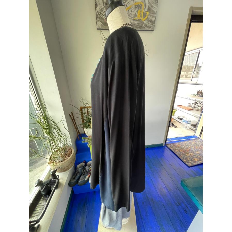 センソユニコ　萌　中古　リサイクル　センソ　レディース　ブラウス　プルオーバー　チュニック丈　黒　美品 | Sensounico | 03