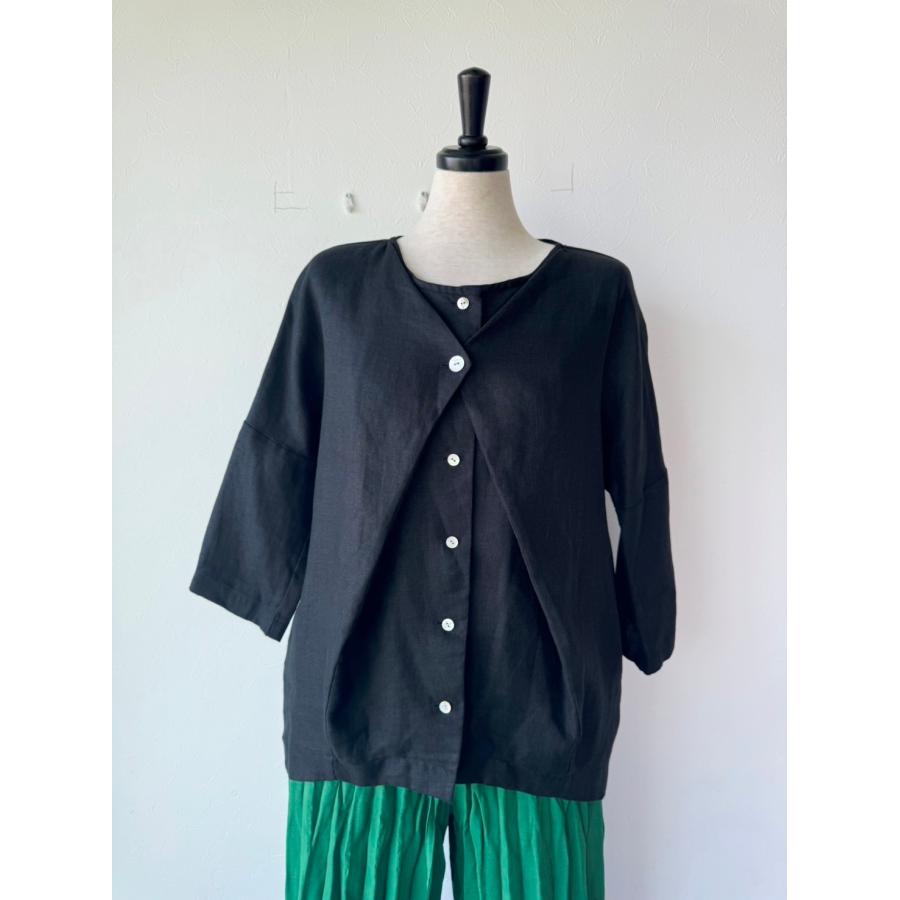 Si-Si-Si comfort　中古　リサイクル　レディース　アウター　トップス　ジャケット風　羽織り　七分袖　美品　 | 