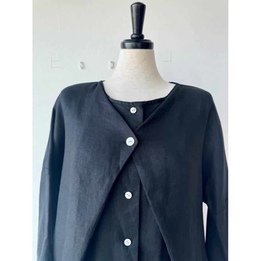 Si-Si-Si comfort　中古　リサイクル　レディース　アウター　トップス　ジャケット風　羽織り　七分袖　美品　 |  | 10