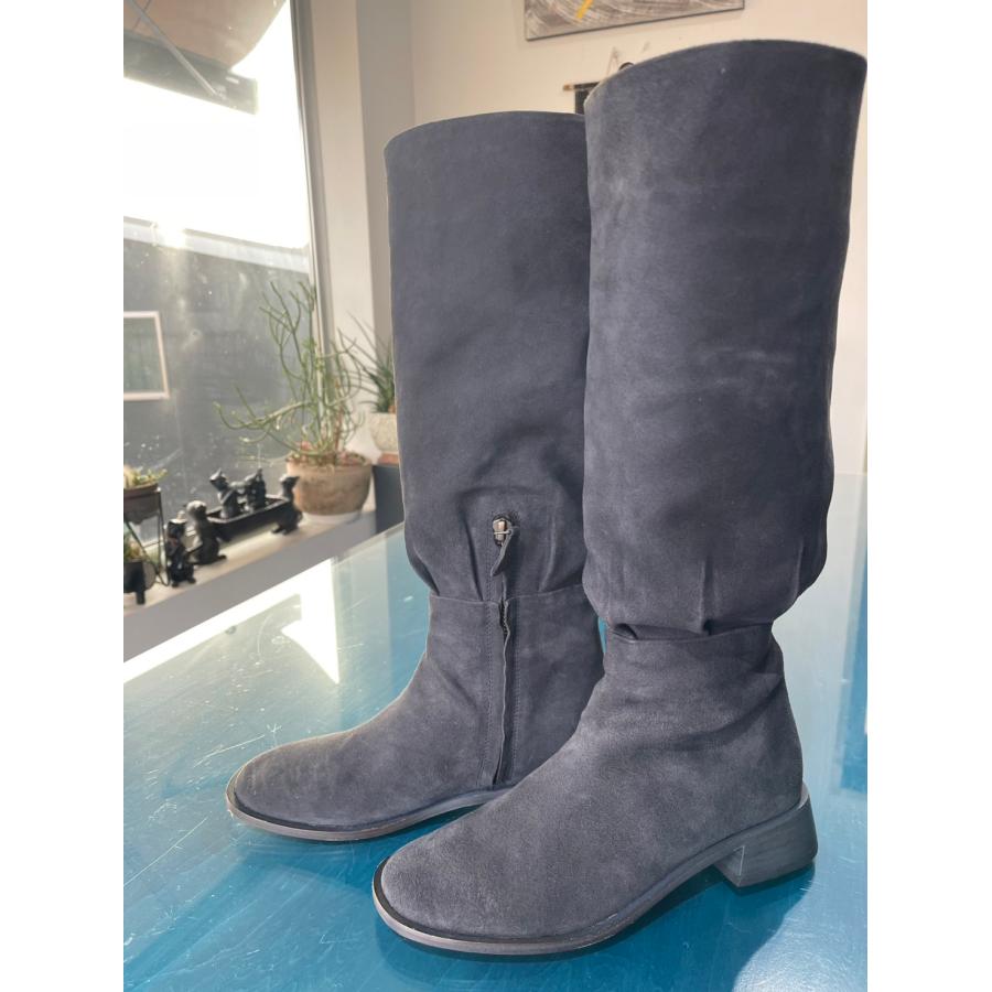 JVAM　中古　リサイクル　靴　ブーツ　ロングブーツ　スエード調　紺　超美品（試し履き程度） |  | 02
