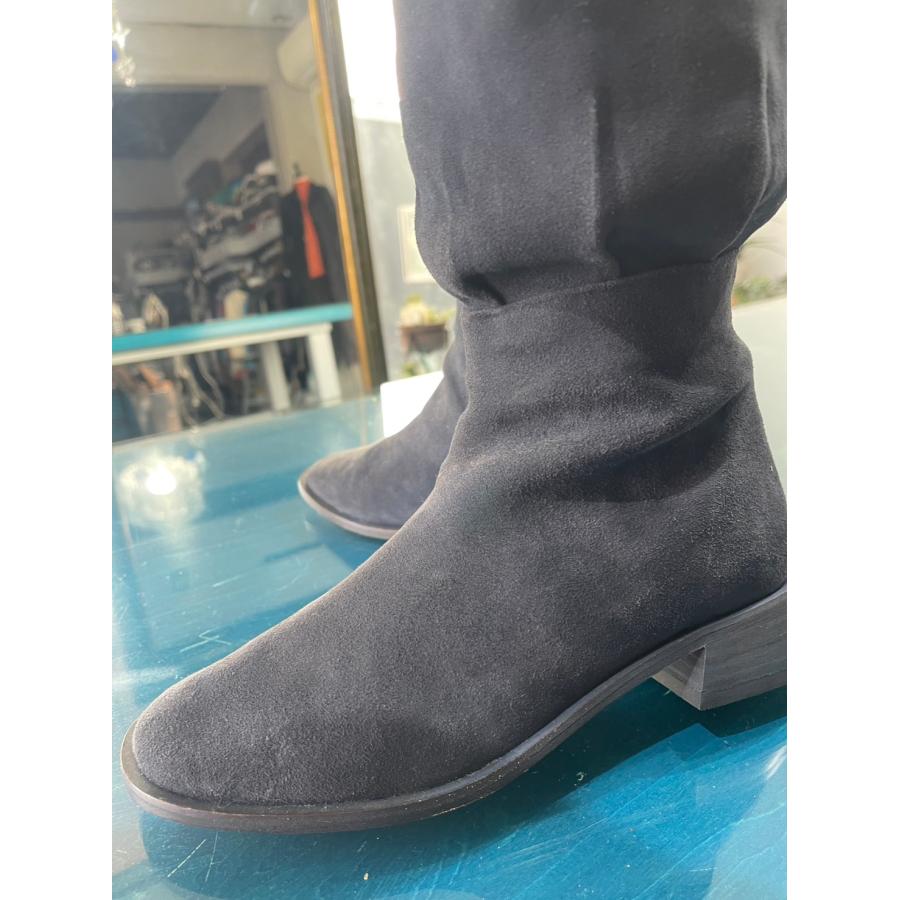 JVAM　中古　リサイクル　靴　ブーツ　ロングブーツ　スエード調　紺　超美品（試し履き程度） |  | 06