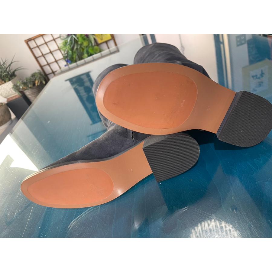 JVAM　中古　リサイクル　靴　ブーツ　ロングブーツ　スエード調　紺　超美品（試し履き程度） |  | 08