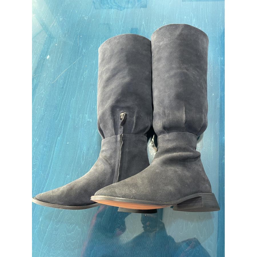 JVAM　中古　リサイクル　靴　ブーツ　ロングブーツ　スエード調　紺　超美品（試し履き程度） |  | 07