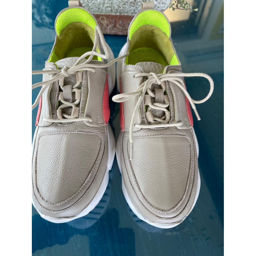 MANA　中古　リサイクル　靴　シューズ　スニーカー　革　24.0cm　試し履き程度　超美品　 | 