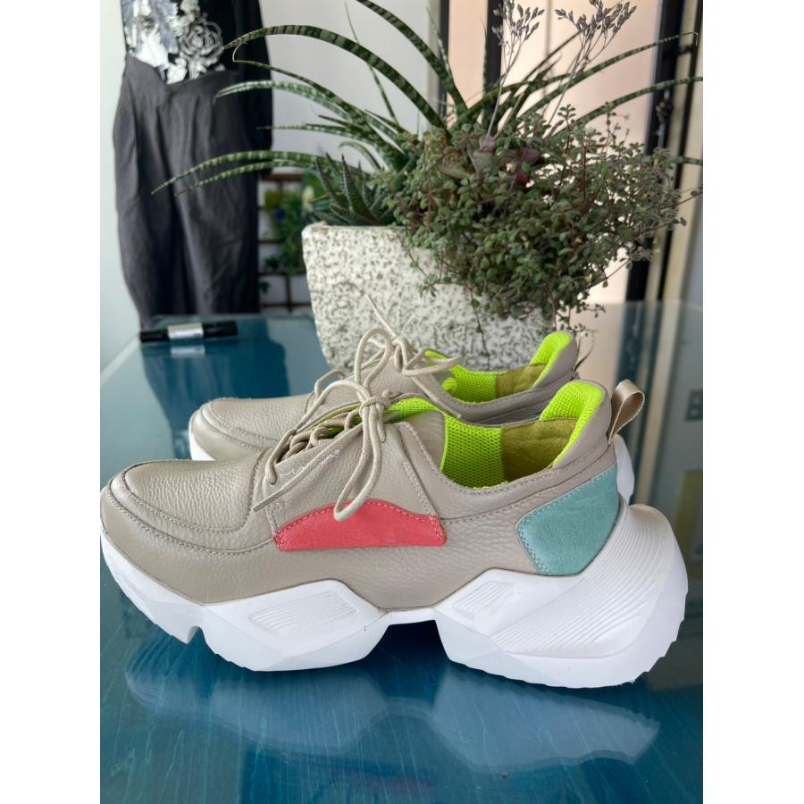 MANA　中古　リサイクル　靴　シューズ　スニーカー　革　24.0cm　試し履き程度　超美品　 |  | 04