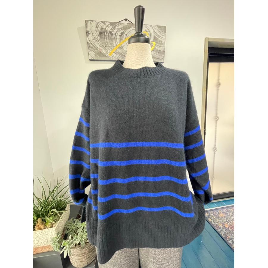 セモア　中古　レディース　トップス　ニット　長袖　ボーダー　美品 | 