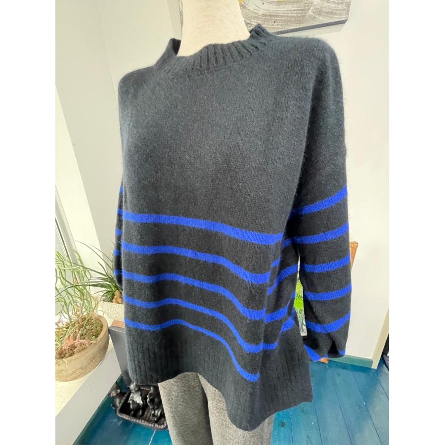 セモア　中古　レディース　トップス　ニット　長袖　ボーダー　美品 |  | 10