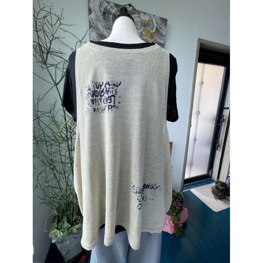 芽風/ベスト/ブラック/ロング/サイズ38 /センソユニコ ◇3105/高林店