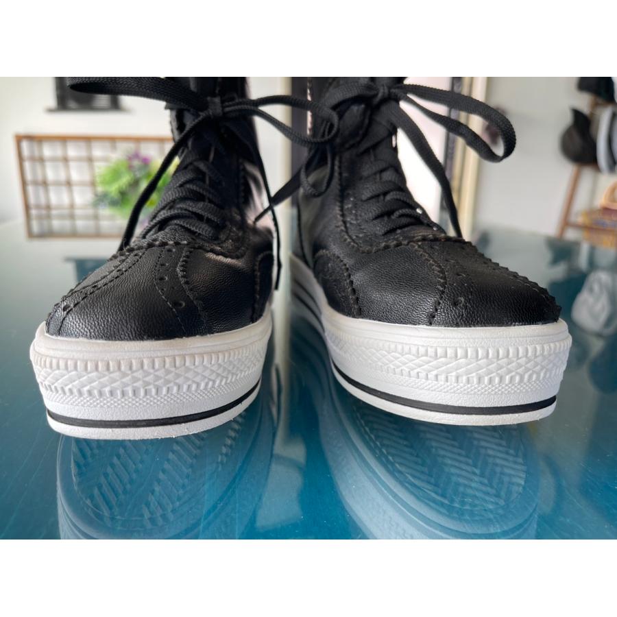 センソユニコ　t.b　センソ　中古　リサイクル　靴　ハイカット　スニーカー　レザー　24.0cm　美品　希少品 | Sensounico | 01
