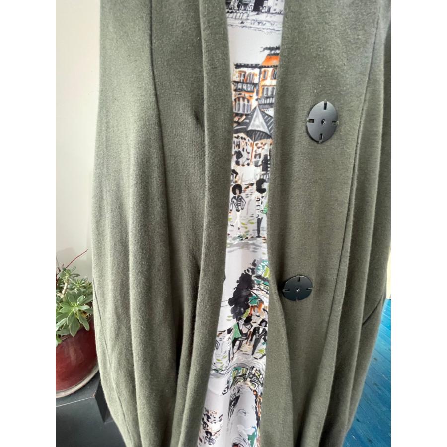 センソユニコ　萌　センソ　中古　リサイクル　レディース　コート　綿　バイカラー　美品　 | Sensounico | 14