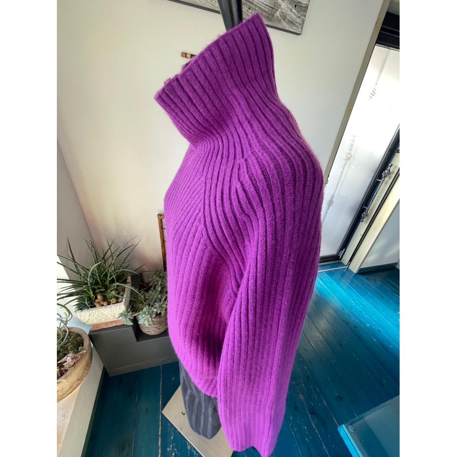 MICALLE MICALLE　中古　レディース　トップス　ニット　紫　長袖　美品 |  | 12