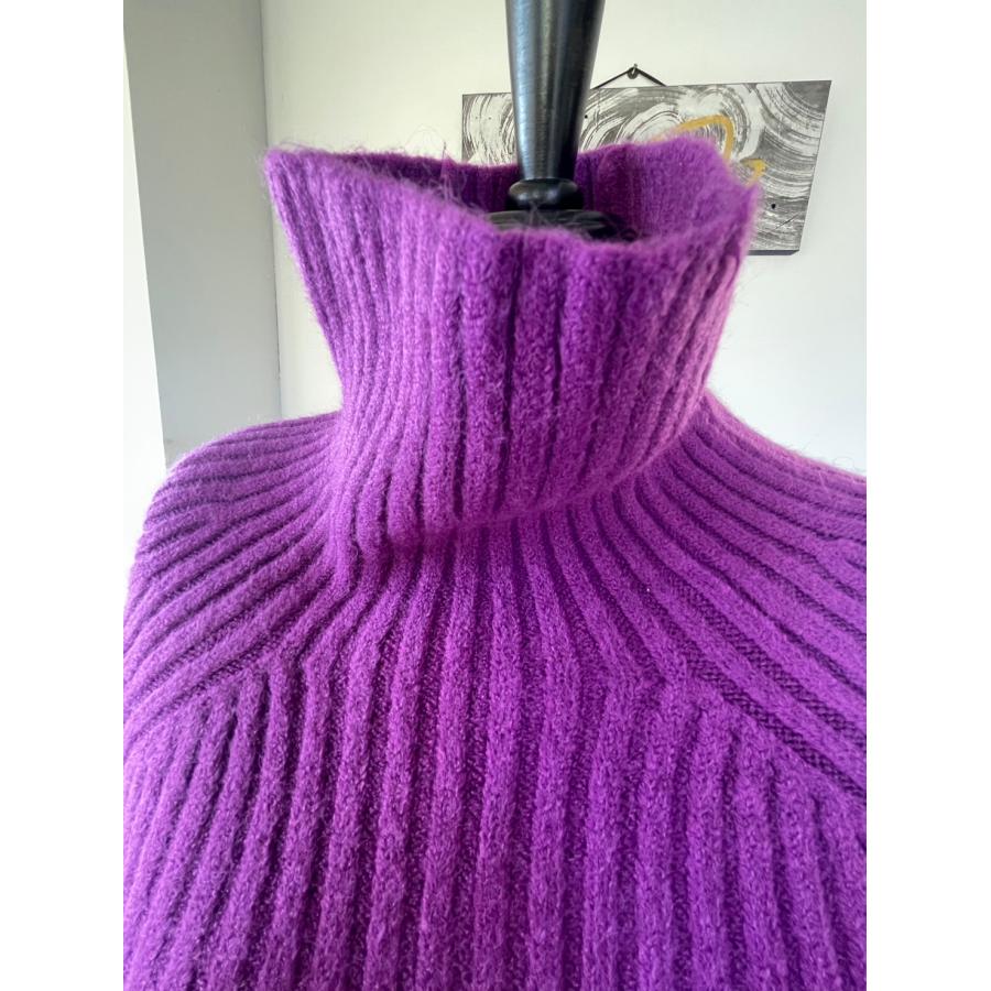 MICALLE MICALLE　中古　レディース　トップス　ニット　紫　長袖　美品 |  | 01