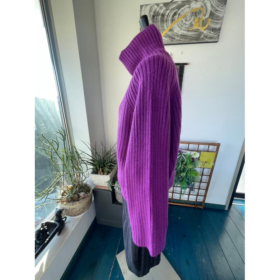 MICALLE MICALLE　中古　レディース　トップス　ニット　紫　長袖　美品 |  | 03