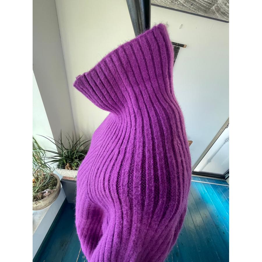 MICALLE MICALLE　中古　レディース　トップス　ニット　紫　長袖　美品 |  | 04