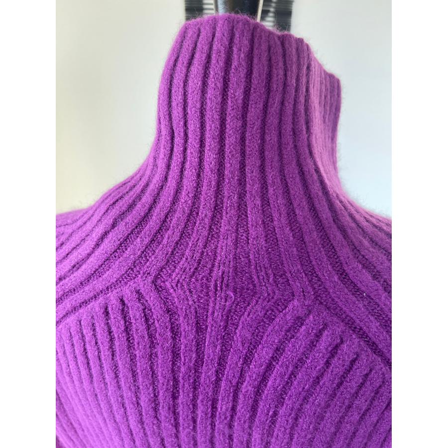 MICALLE MICALLE　中古　レディース　トップス　ニット　紫　長袖　美品 |  | 07