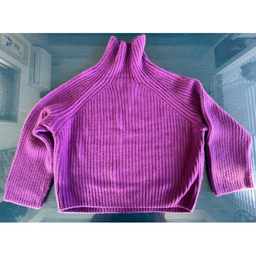 MICALLE MICALLE　中古　レディース　トップス　ニット　紫　長袖　美品 |  | 08