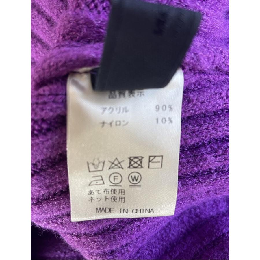 MICALLE MICALLE　中古　レディース　トップス　ニット　紫　長袖　美品 |  | 09