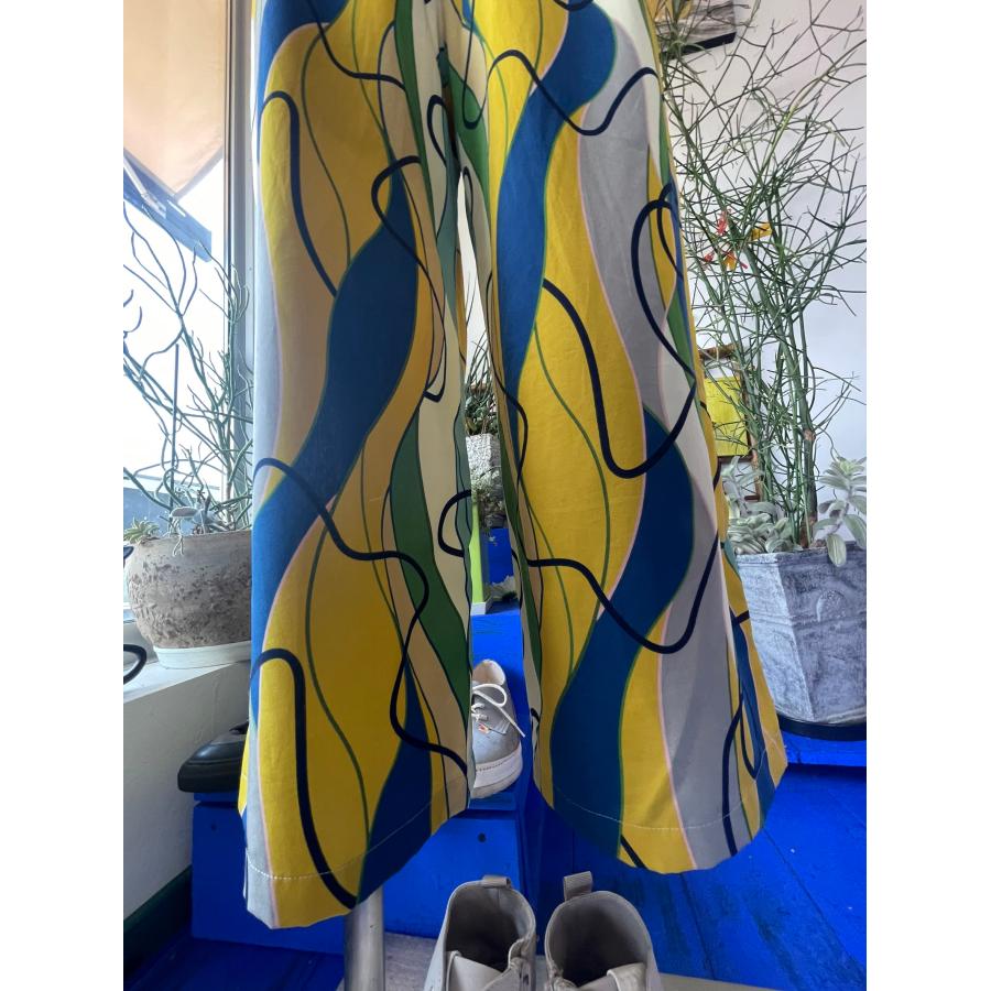 MICALLE MICALLE　中古　リサイクル　レディース　ボトムス　パンツ　抽象柄　ゆったり　美品 |  | 02