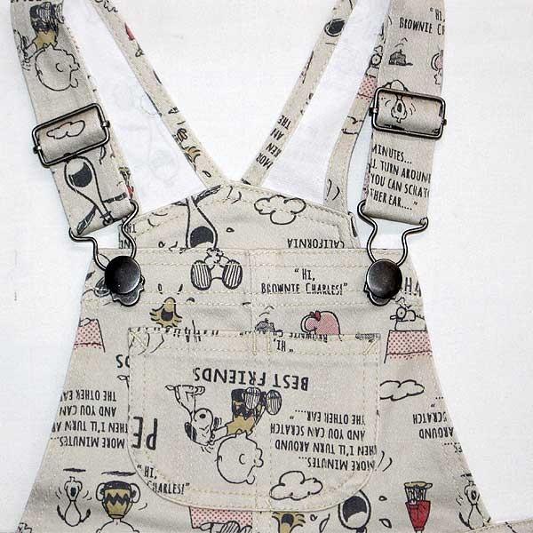 SNOOPY（スヌーピー） ジャンバースカート ベビー キッズ サロペット