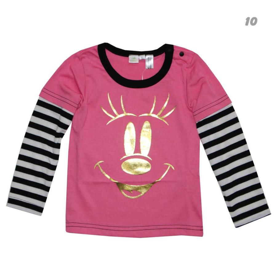 Disney 長袖Tシャツ ベビー キッズ ミニーマウス ディズニー Disney 長袖Tシャツ ベビー キッズ ミニーマウス ディズニー