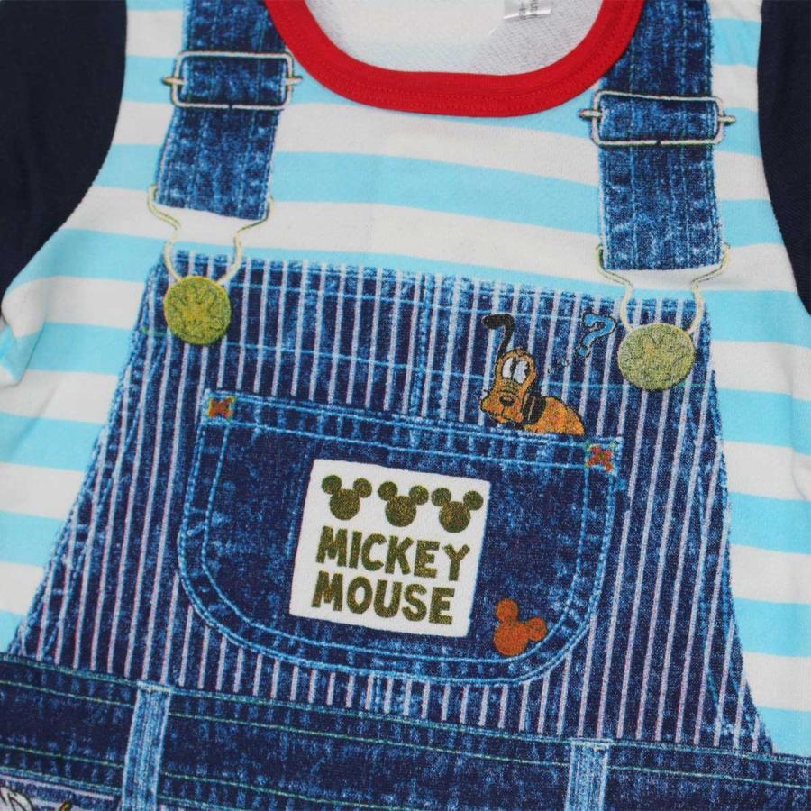 カバーオール ベビー キッズ ディズニー 裏毛 長袖 見せかけ 転写 サロペット 風 サイズ70 80cm ナイスゲットやまちゃん 通販 Yahoo ショッピング