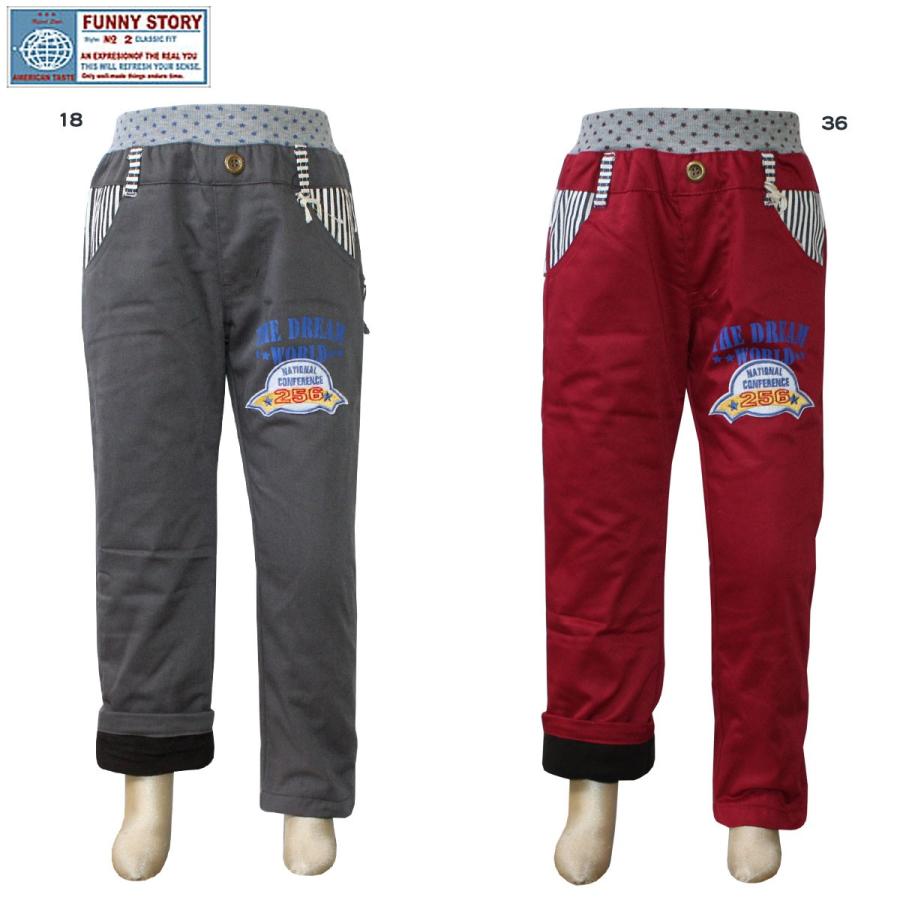 ボンディングパンツ キッズ 裏付き ツイルパンツ 裏フリース 防寒パンツ サイズ110/120/130/140/150cm 745-543 :745-543:ナイスゲットやまちゃん 通販 FUNNY STORY パンツ 140cm