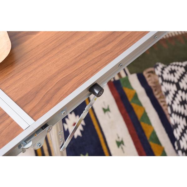 東谷 あずまや ODL-558 フォールディングテーブル ワイド D80 ブラウン