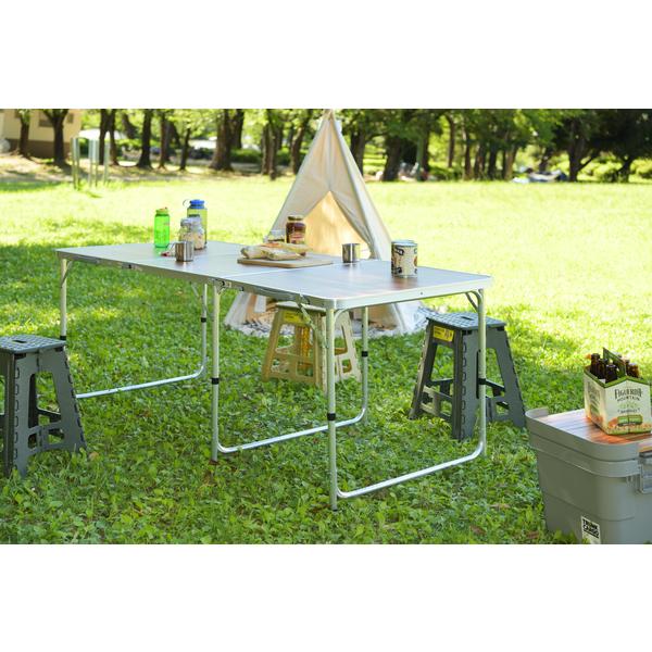 東谷 あずまや ODL-558 フォールディングテーブル ワイド D80 ブラウン