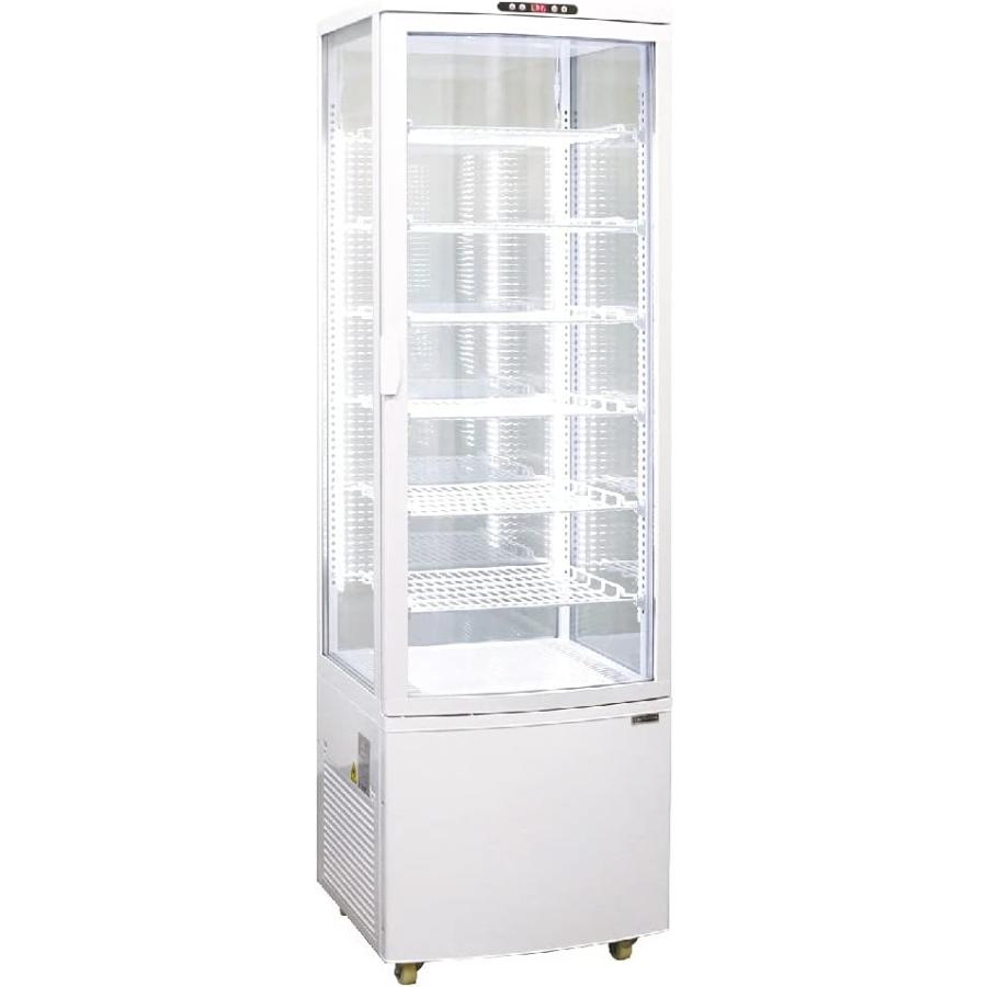 レマコム 4面ガラス冷蔵ショーケース フォーシーズン 大型 238L R4G 
