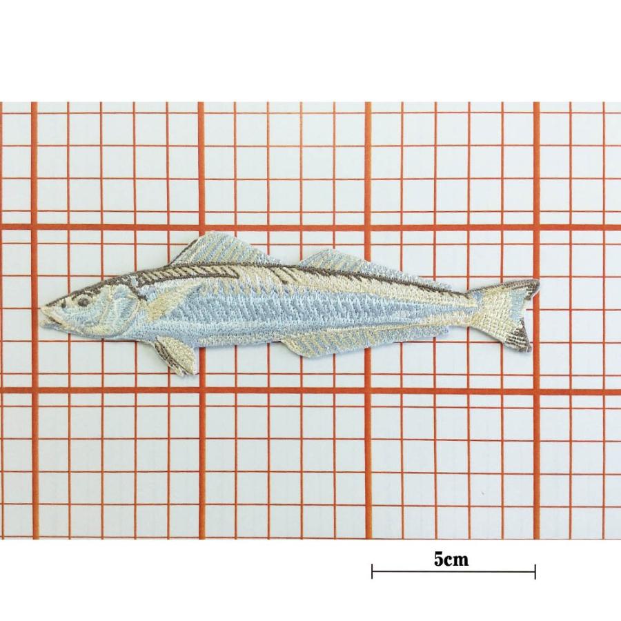 魚ワッペン大 キス2 Am007 かずの店 通販 Yahoo ショッピング