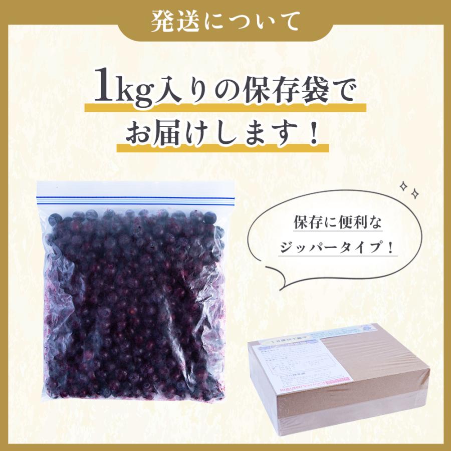 特選】完熟冷凍ブルーベリー[中玉]約1kg【農薬不使用】 : かづの精