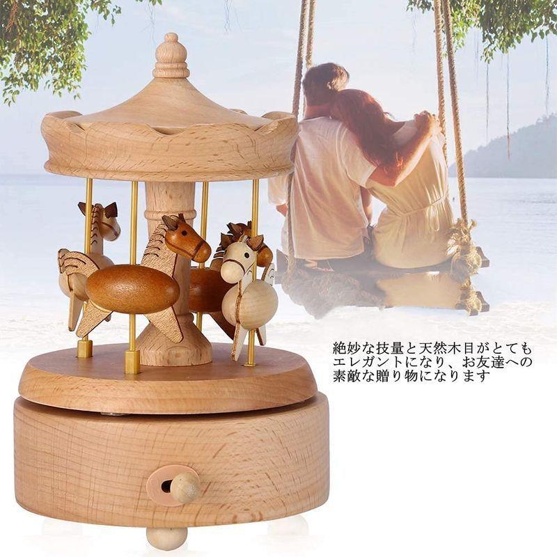 大人気新品 環境にやさしい 健康的 面白くて可愛い 木製 オルゴール ミュージカルボックス ヴ オルゴール リフティングカルーセル 手作り 音楽ボックス オルゴール Www Mindthevoice Be