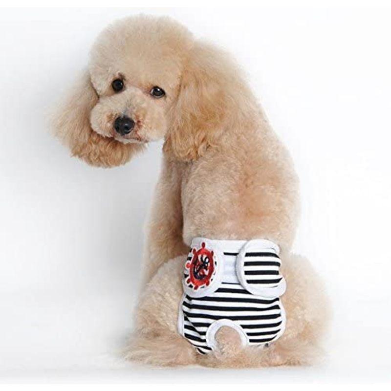 柔らかい Petemoo 犬オムツ 犬用サニタリーパンツ 3枚 洗える 再利用可能 生理用 パンツ 女の子用 雌犬用 発情期用 生理パンツ Teaandtwigs De