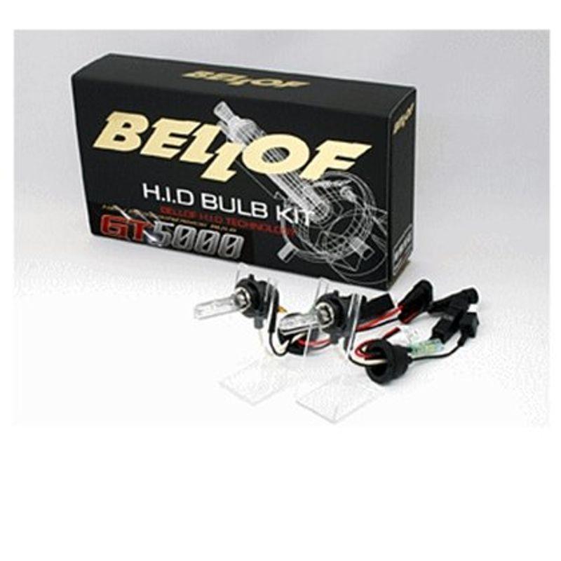 BELLOF(ベロフ) ヘッドライト HID GT5000バルブキット H4(Hi/Lo) 自動車 ライト レンズ 5000K EMC112