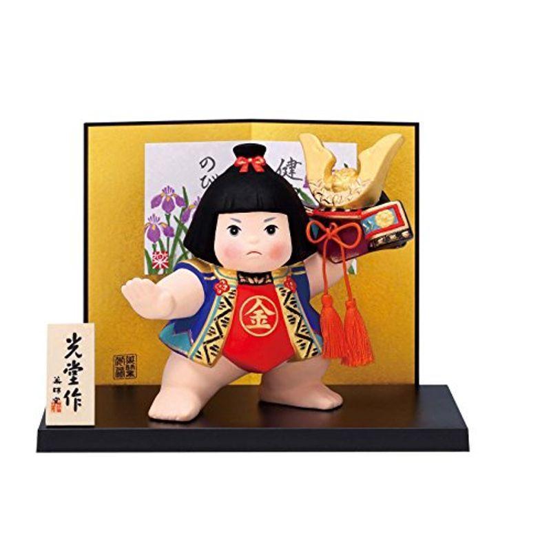 メーカー再生品 錦彩兜持ち金太郎 5695 オブジェ 置き物 Www Gatorheatandair Com