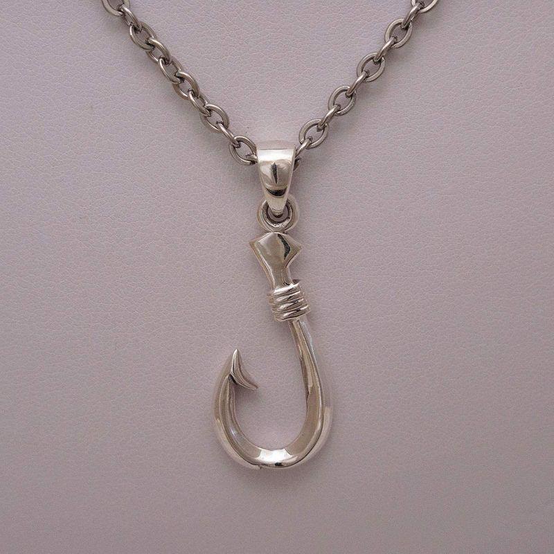 人気ブランドを ペンダント チャーム シルバー925製 釣り針 フィッシュフック モチーフlサイズ ネックレス ペンダント Togamanguitars Com