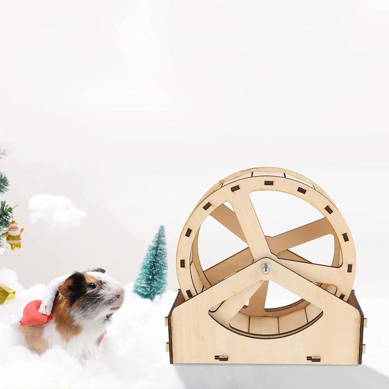 Popetpop サイレントホイール 小動物用回し車 ハムスター回し車 ハムスター用おもちゃ 小動物用玩具 木製 静音 夜も静か 安全 サイ Kazux Store 通販 Yahoo ショッピング